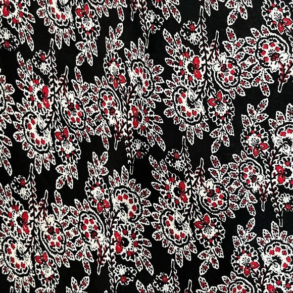 Derek Lam 10 Crosby Silk Floral Lace-Up Blouse - Picture 10 of 12